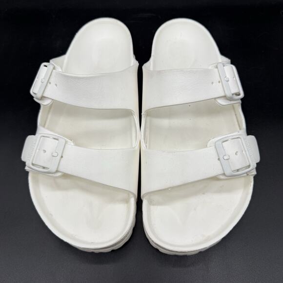 Birkenstock Arizona Essential EVA Sandal Slide White Rubber Size 43 Mens Size 10 - Picture 3 of 6